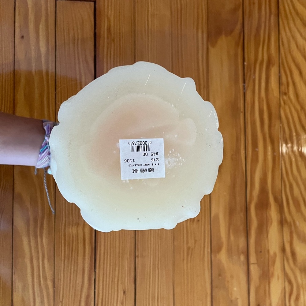 amen Hardy Home ivory human body candle